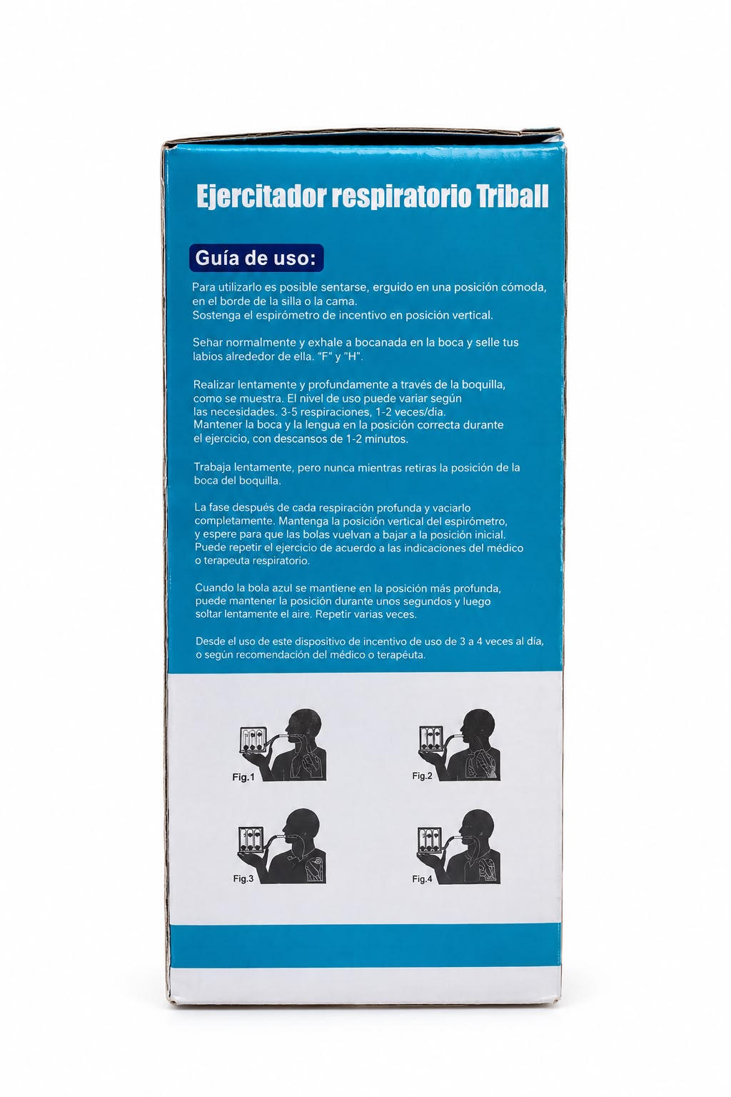 Ejercitador respiratorio 3 bolas